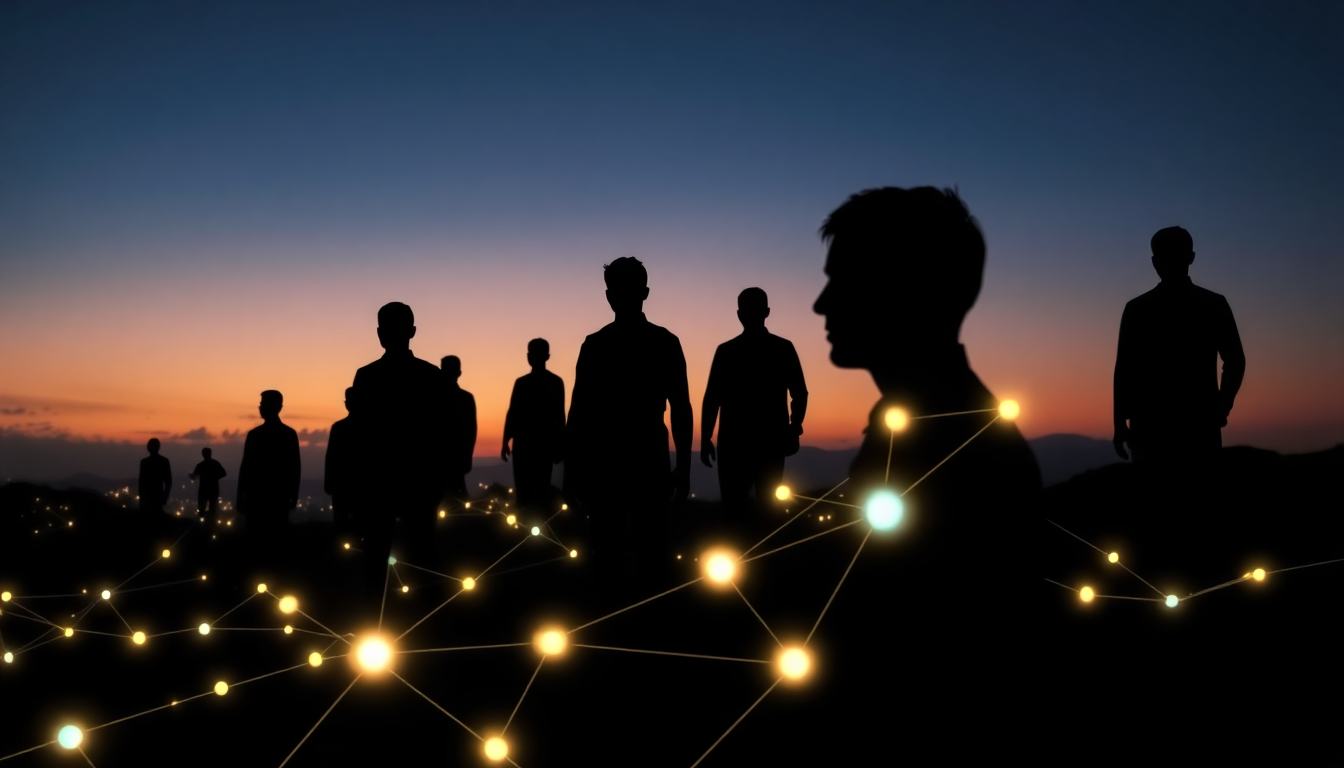 ai customer generator concept illustration