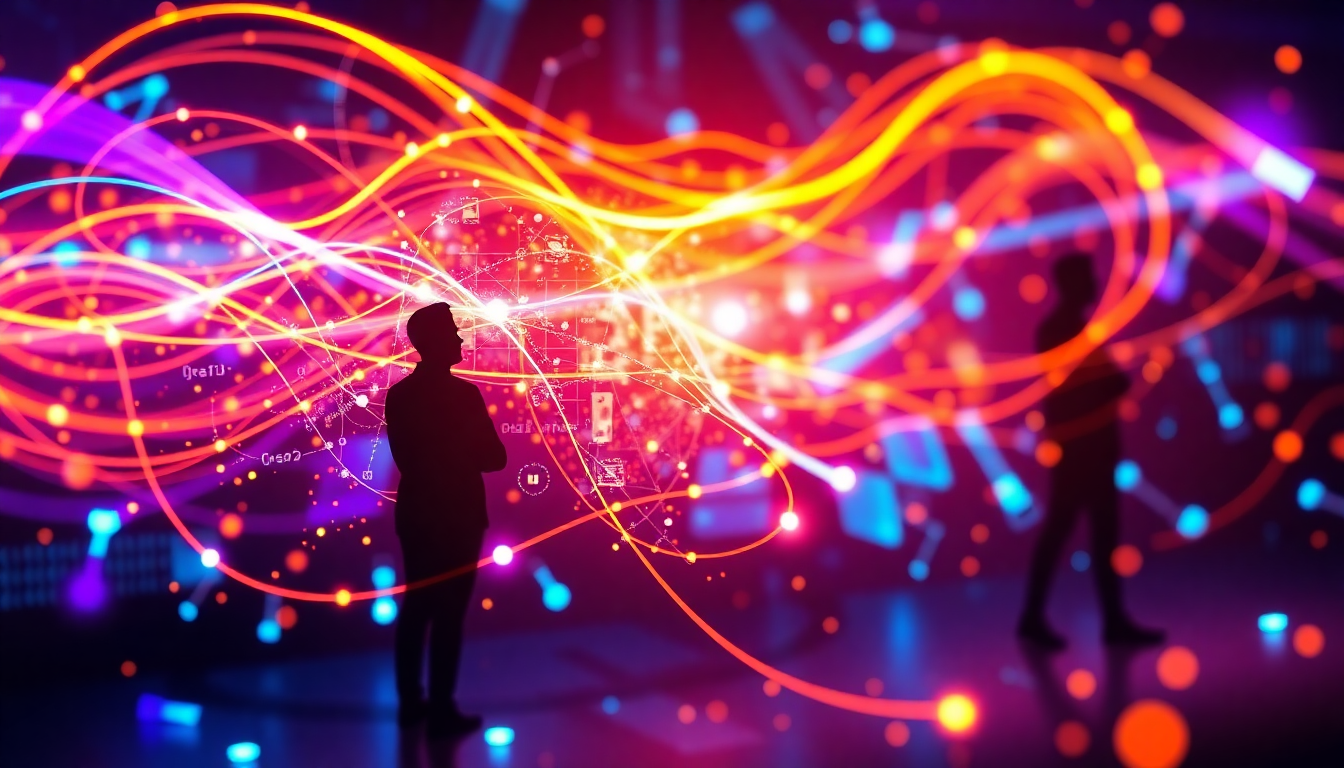 ai customer service concept illustration