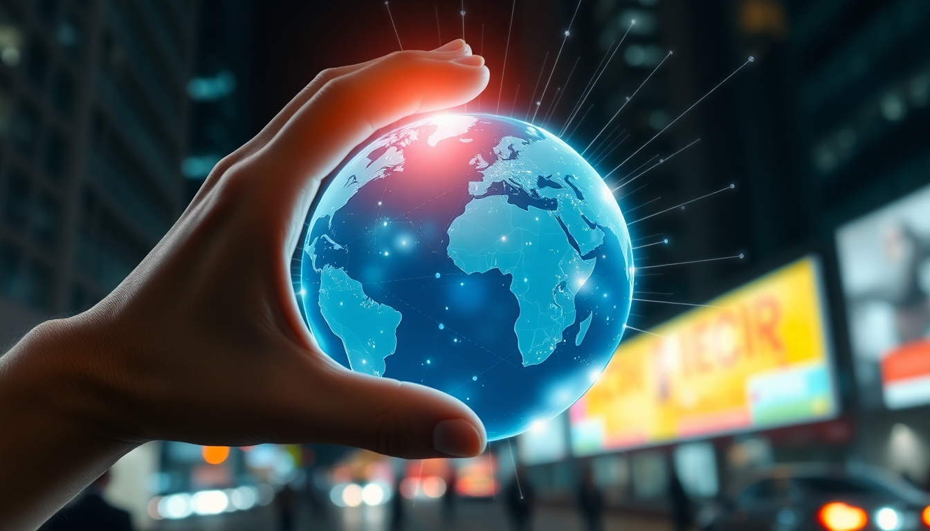 ai outreach tool concept illustration