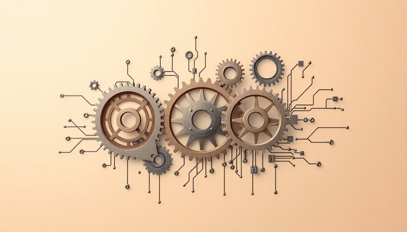 pipeline automation ai concept illustration