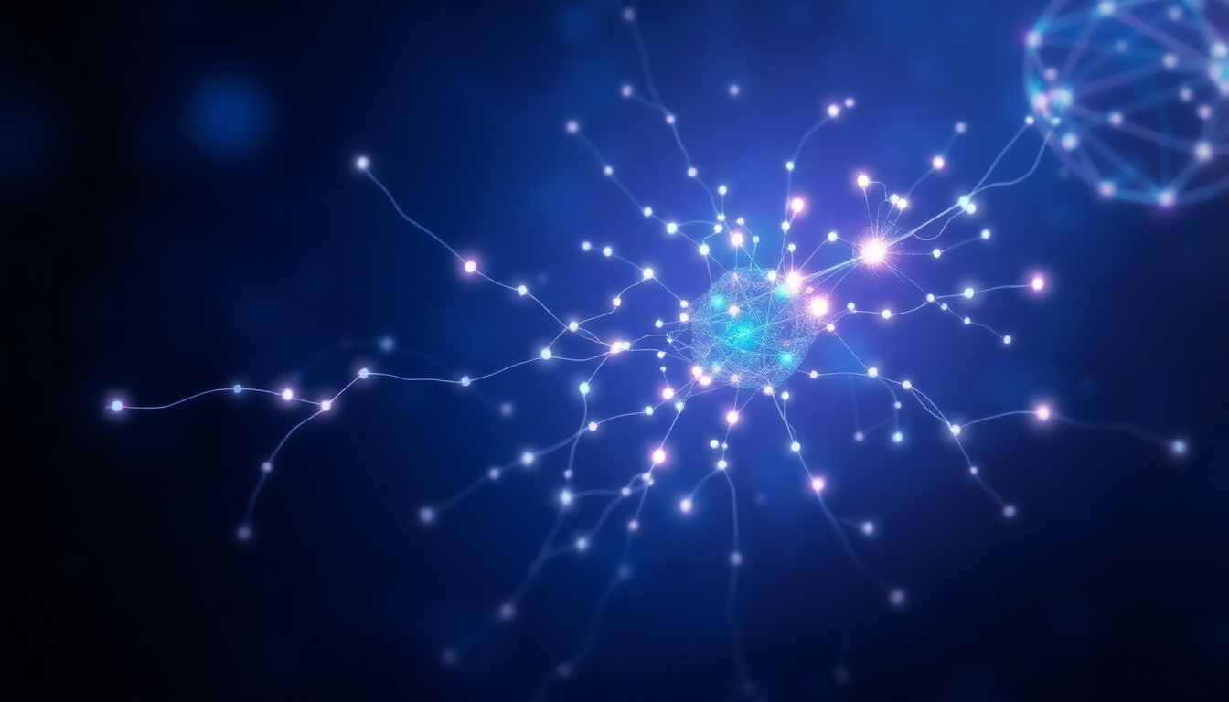 sales lead ai concept illustration